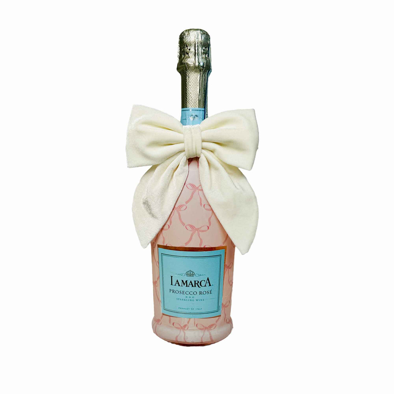 Beau Bottles White Bottle Bow