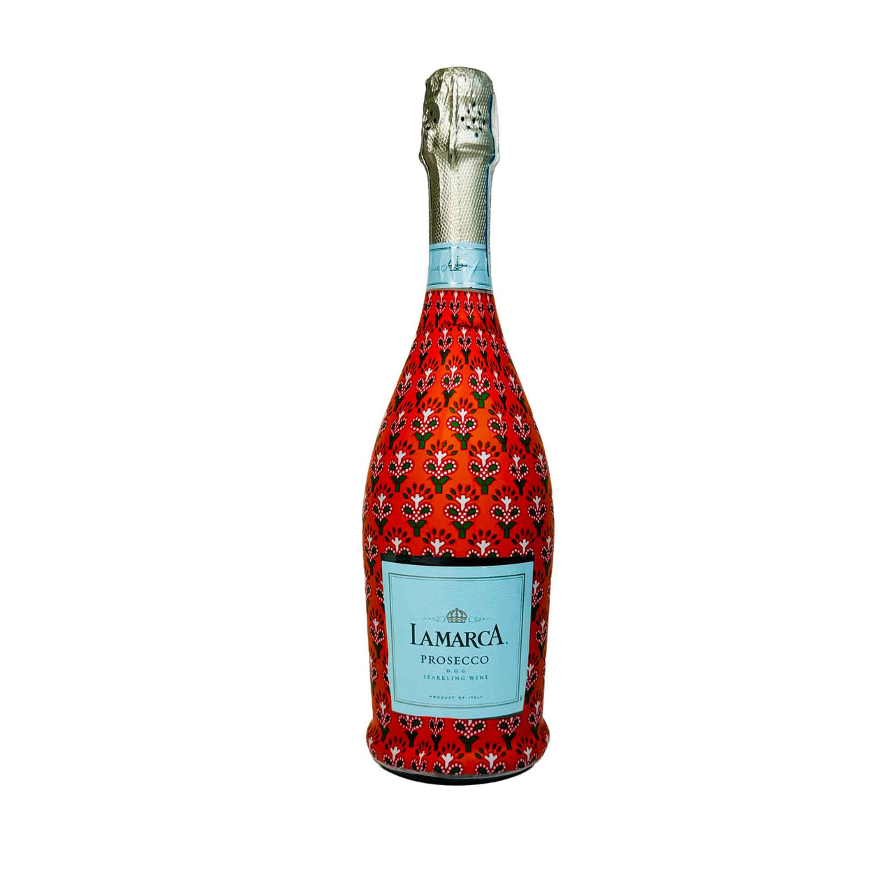 Beau Bottles Wrap Lamarca Indian Red Leaf Blockprint