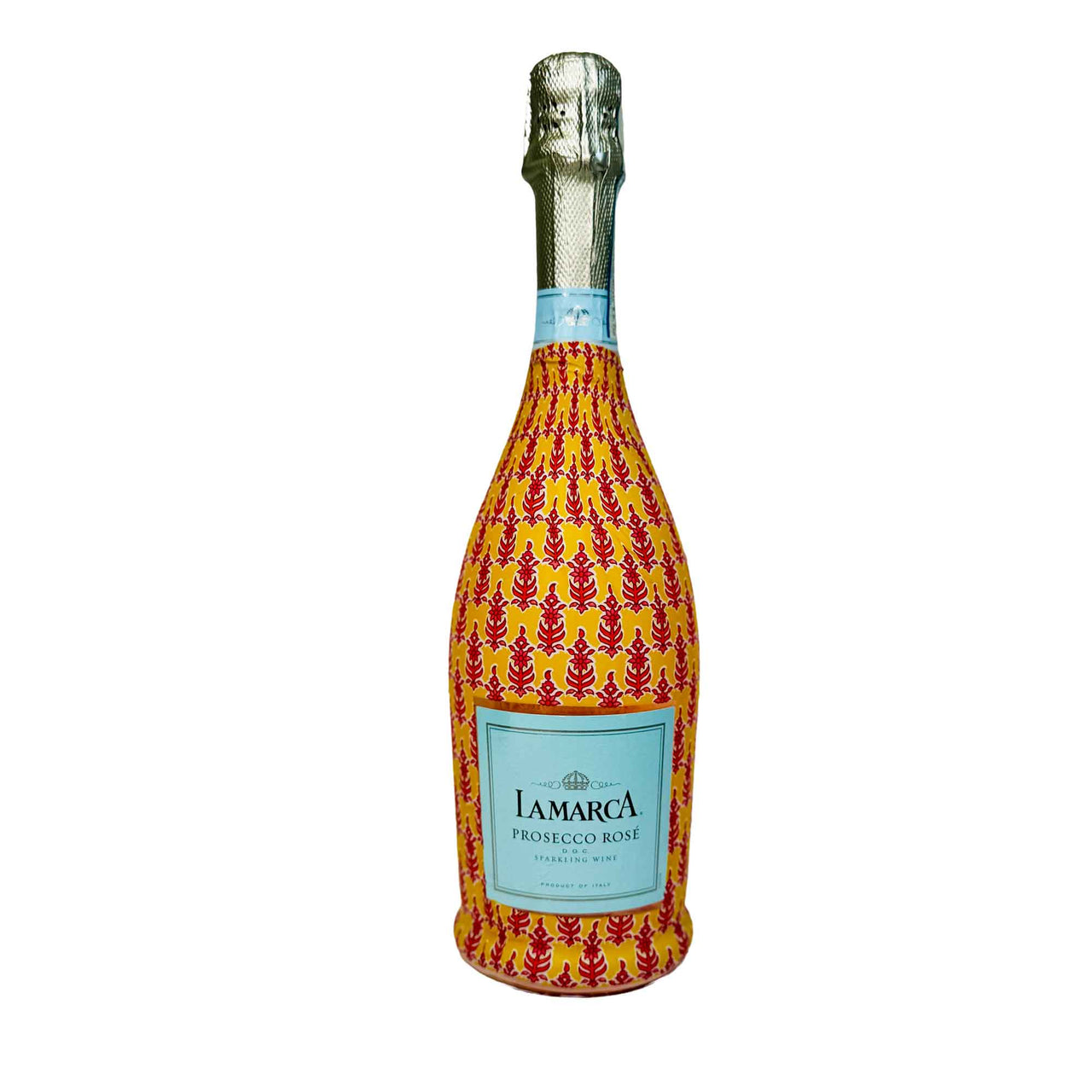 Beau Bottles Wrap Lamarca Indian Yellow Leaf Blockprint