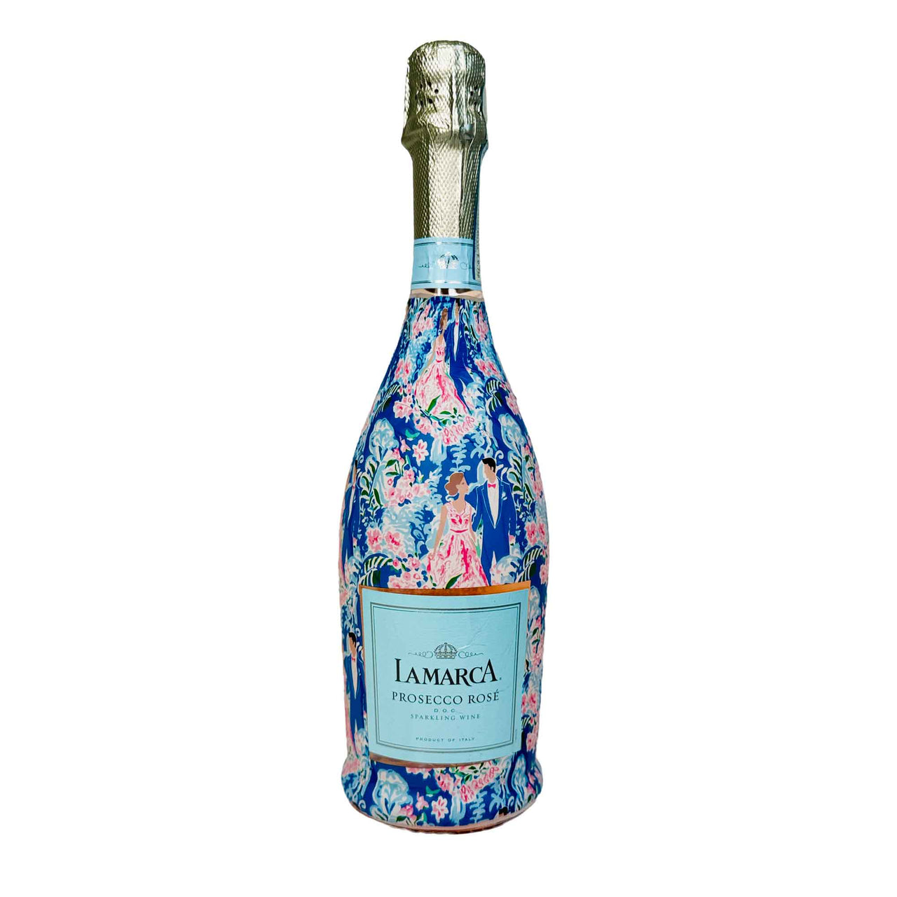 Beau Bottles Wrap Lamarca Preppy Bride and Groom