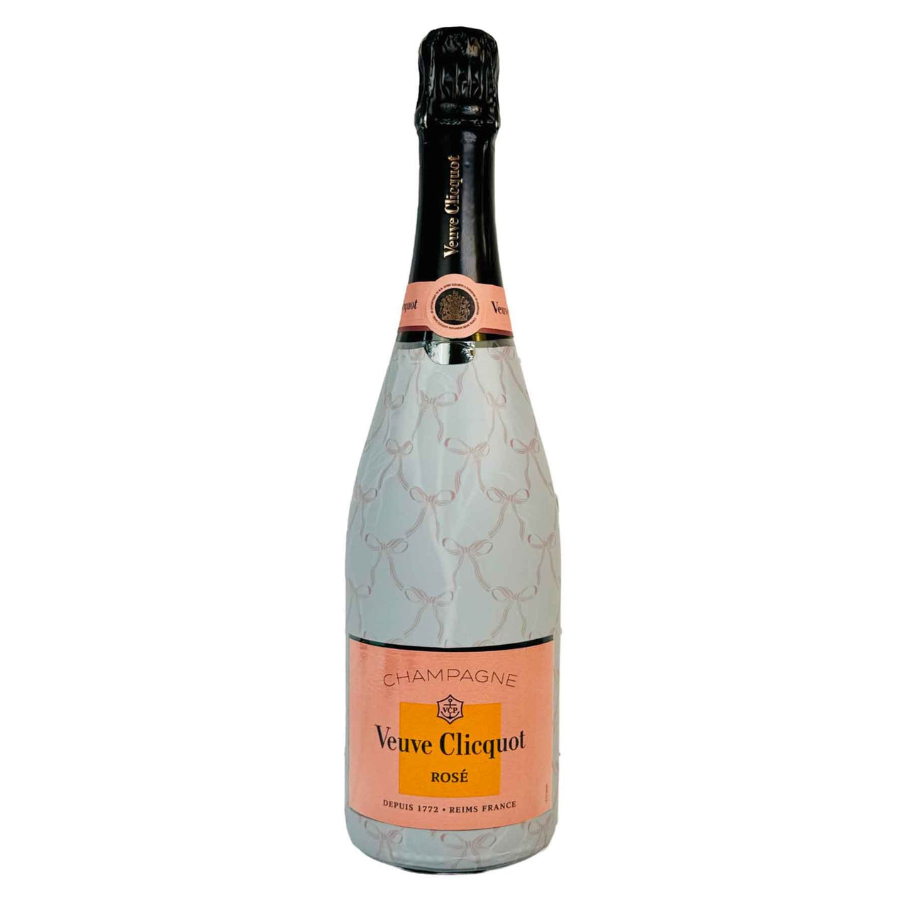 Beau Bottles Wrap Veuve Grandmillenial Pink Bows