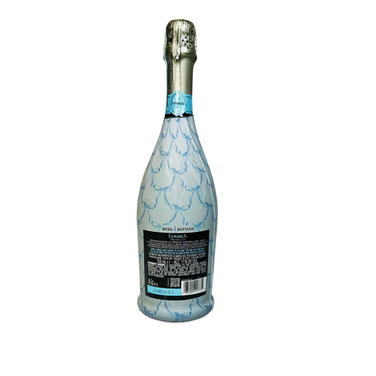 Beau Bottles Wrap Lamarca Grandmillenial  Blue Bows