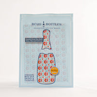 Thumbnail for Beau Bottles Lamarca Wrap Indian Blue Flower Blockprint