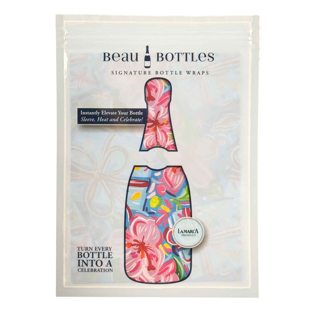 Beau Bottles Wrap Lamarca Preppy Happy Birthday Brushed Presents