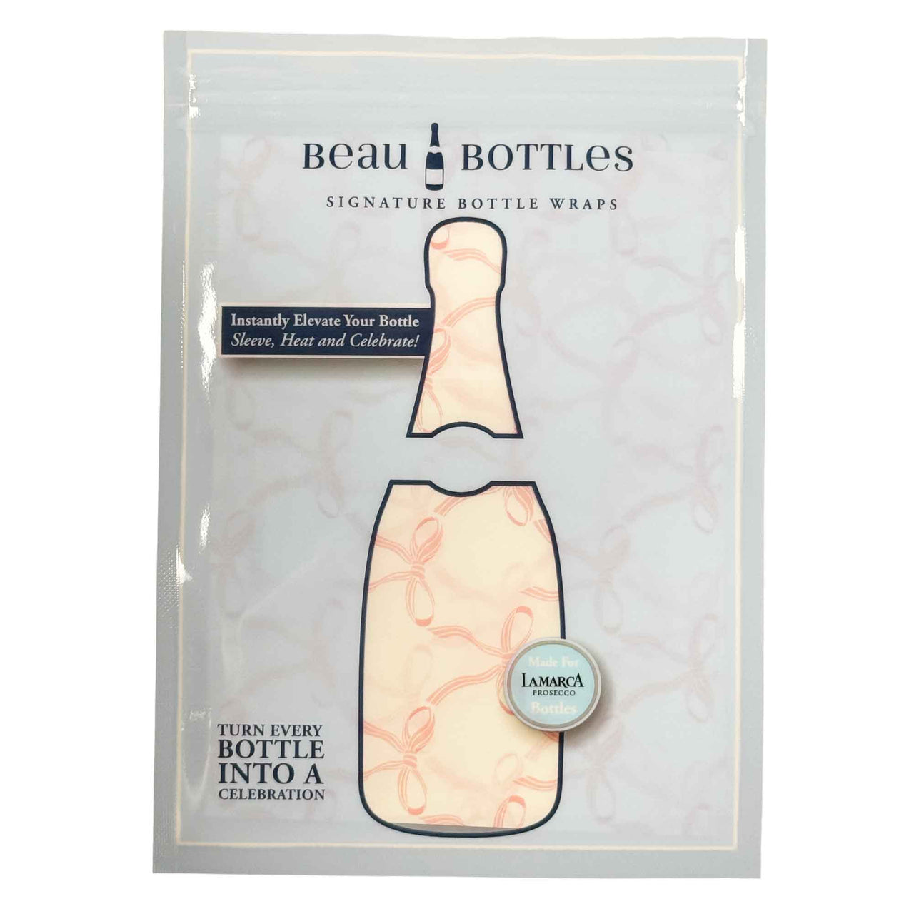 Beau Bottles Wrap Lamarca Grandmillenial  Pink Bows